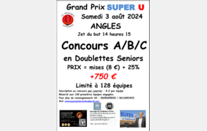 Grand Prix Super U le 3 août à Angles (85)