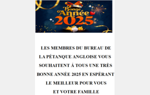 Bonne année 2025