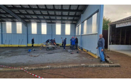 Photos de l'ombrière terminée